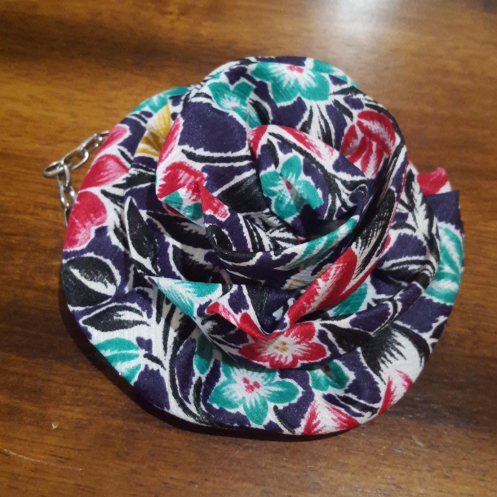 Tropical theme MIRTA® wearable pin purse